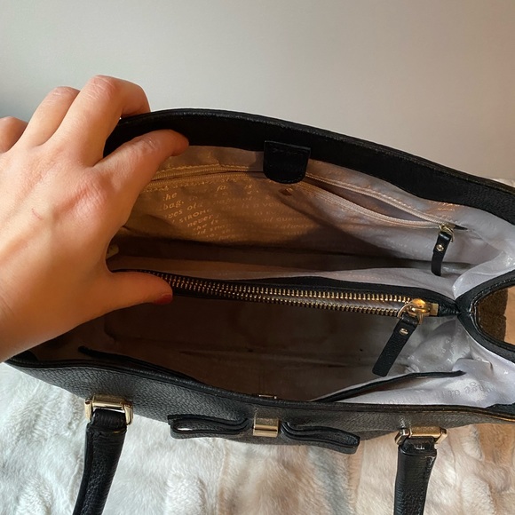 Kate Spade black shoulder purse - Picture 2 of 5
